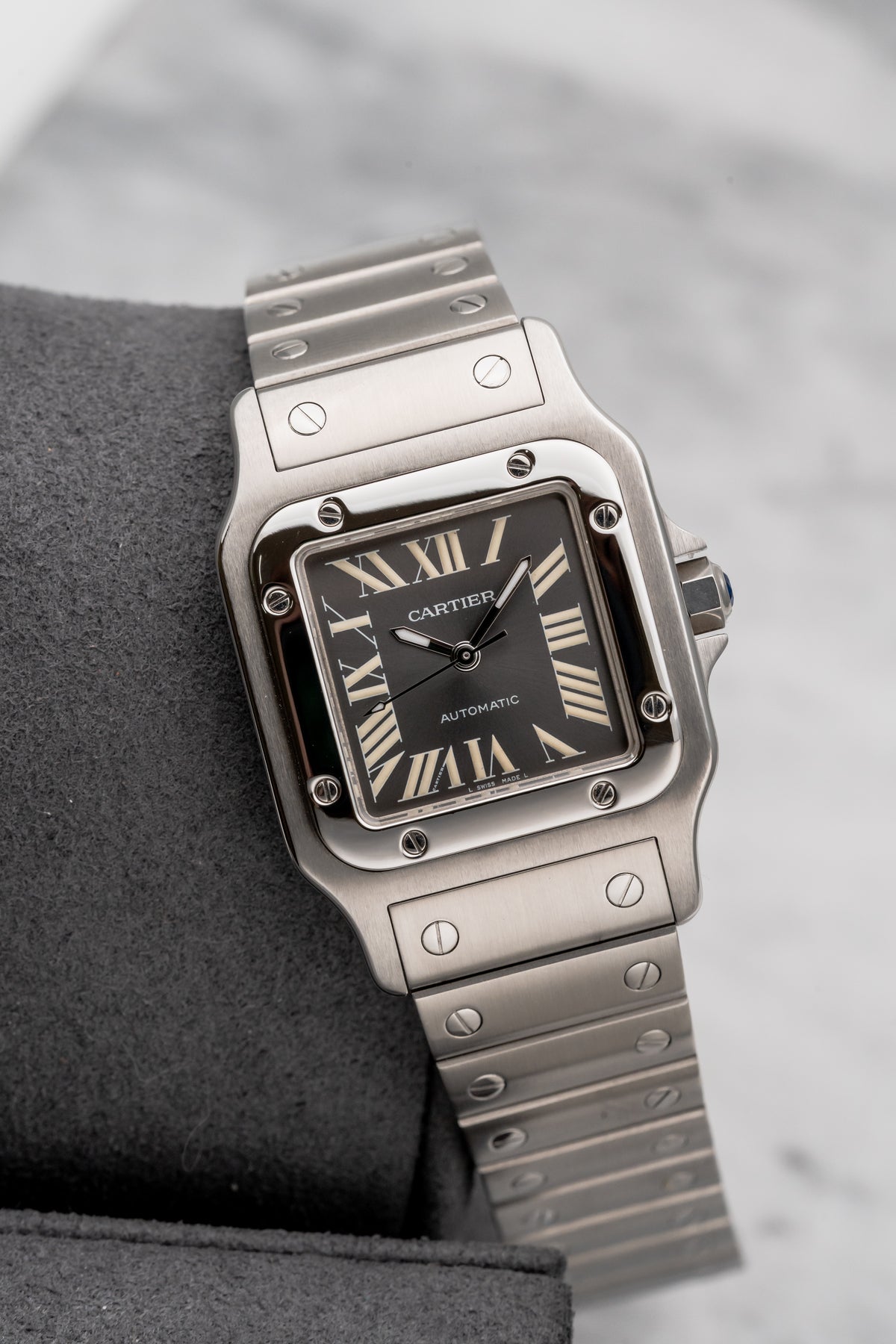 Cartier Santos Galbée W20067D6 SIHH Grey Dial