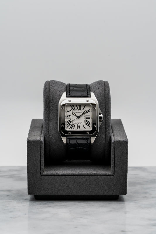 Cartier Santos 100 M W20106X8 Stainless Steel, Silver Dial