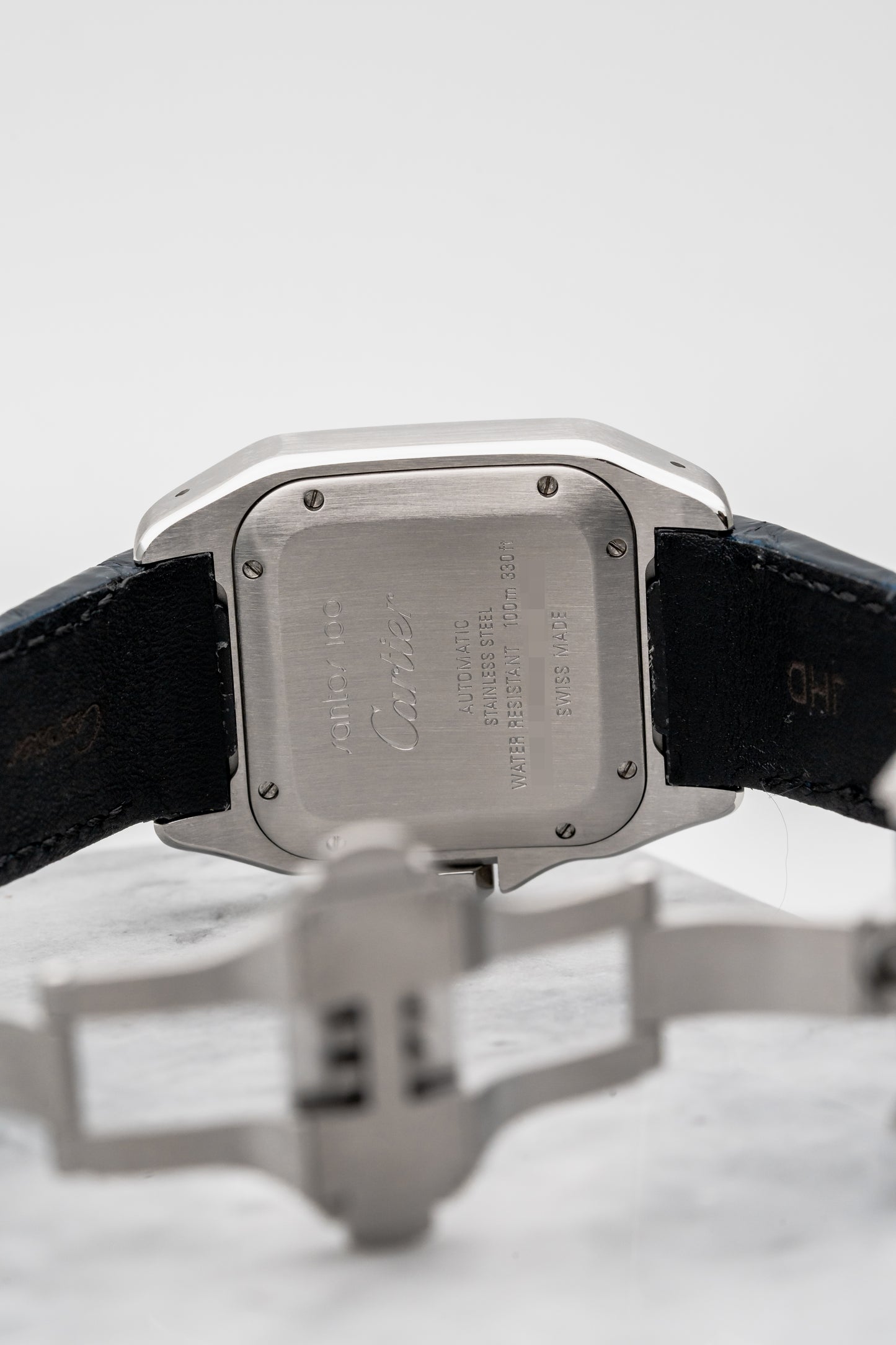 Cartier W20106X8 Santos Medium Silver Dial