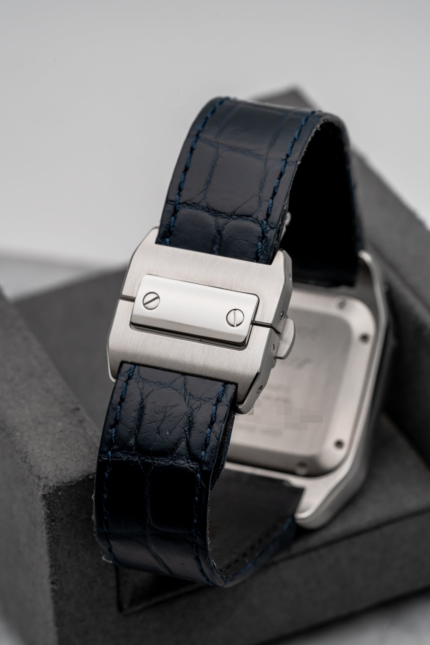 Cartier W20106X8 Santos Medium Silver Dial