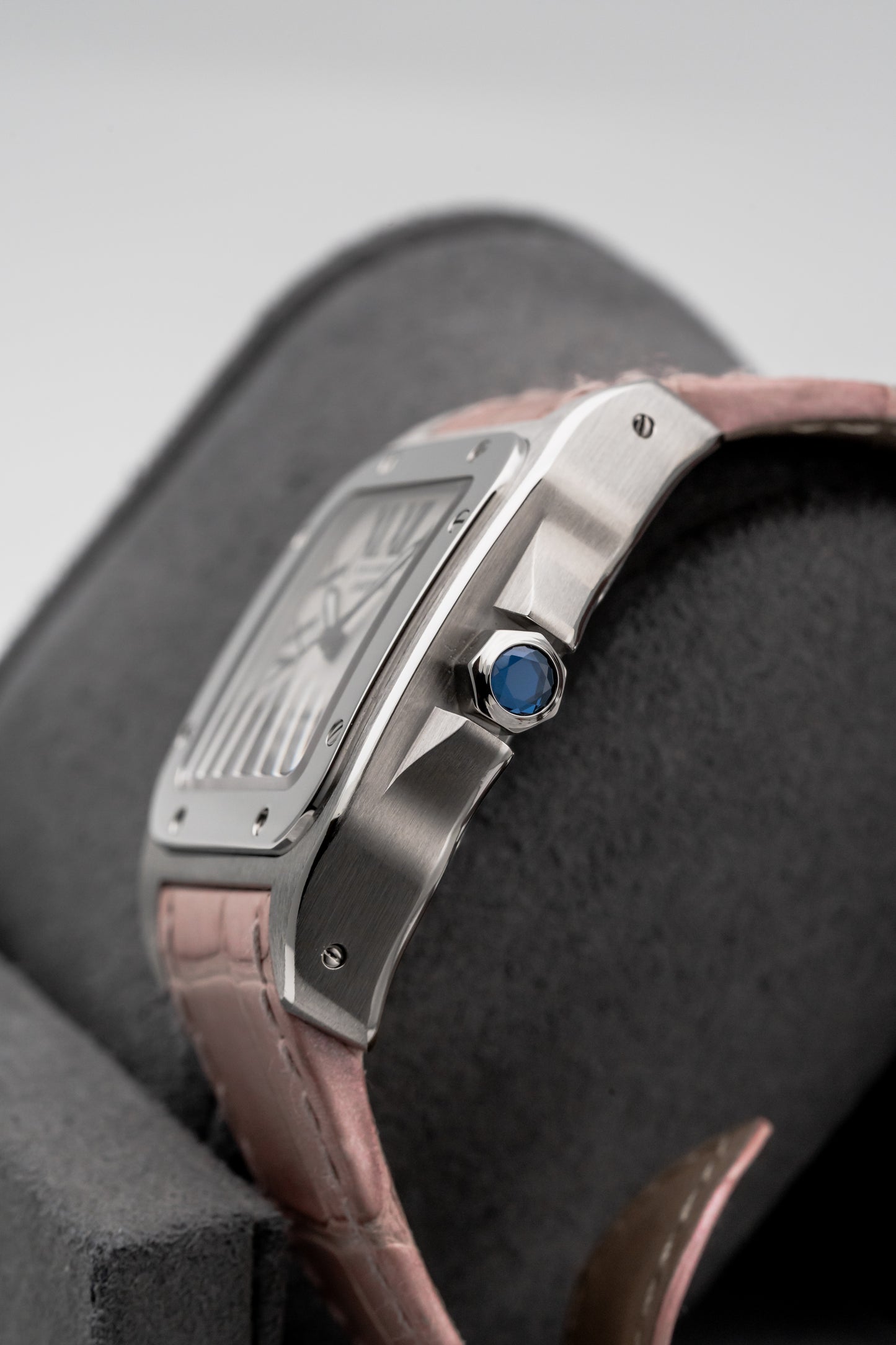 Cartier Santos Medium W20126X8, Silver Opaline Dial