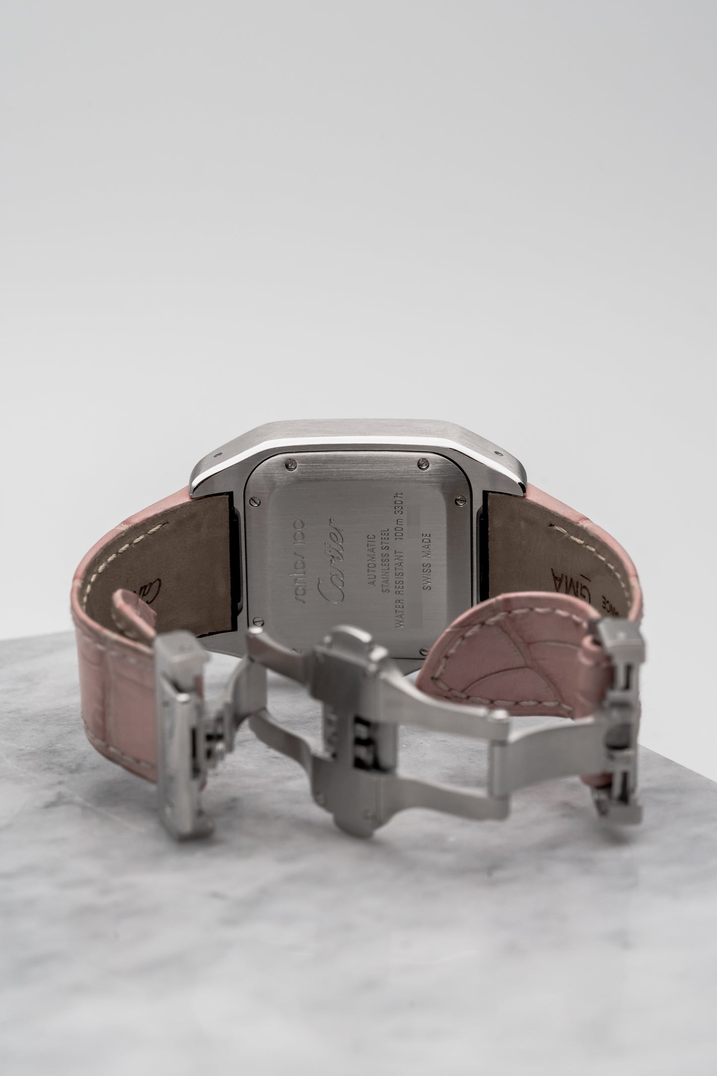 Cartier Santos Medium W20126X8, Silver Opaline Dial