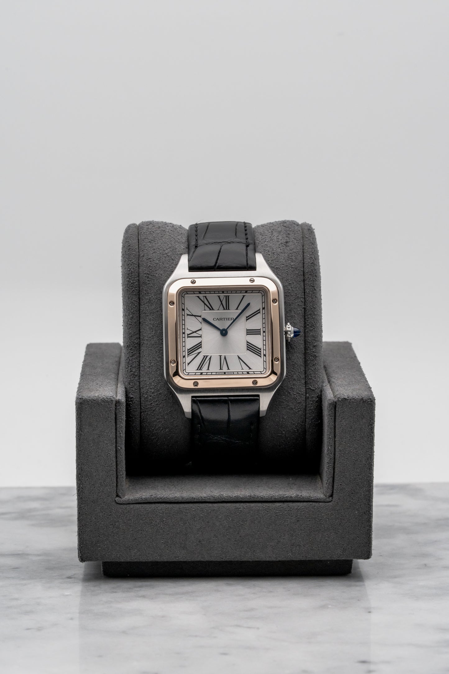 Cartier Santos-Dumont W2SA0017, Silver Dial