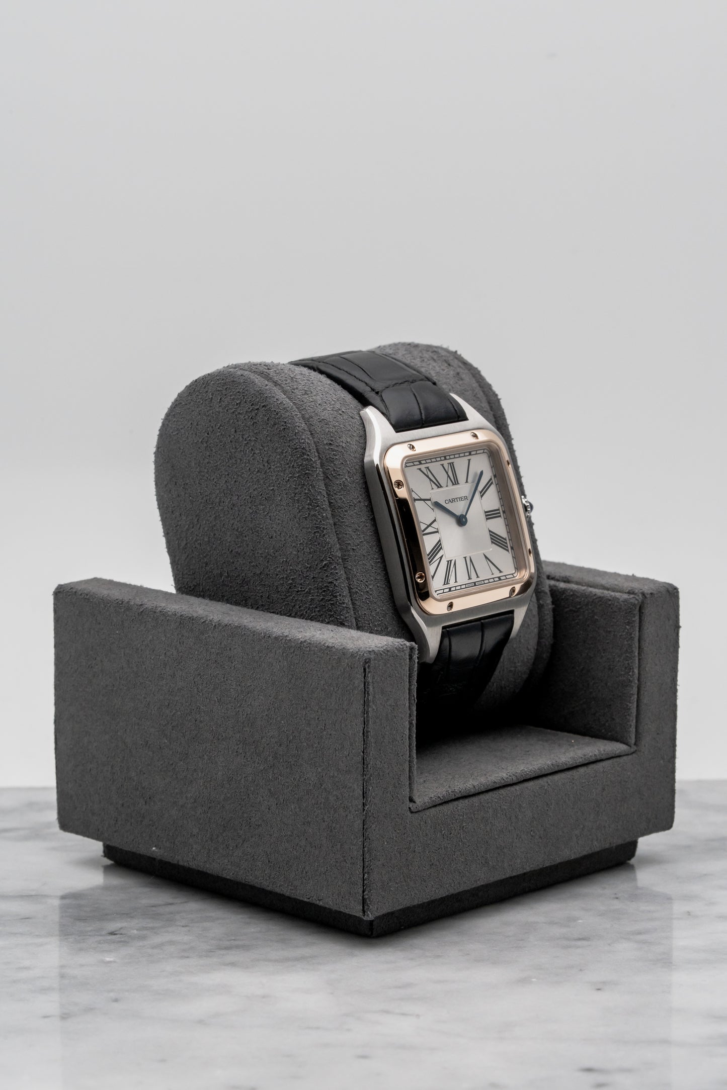 Cartier Santos-Dumont W2SA0017, Silver Dial