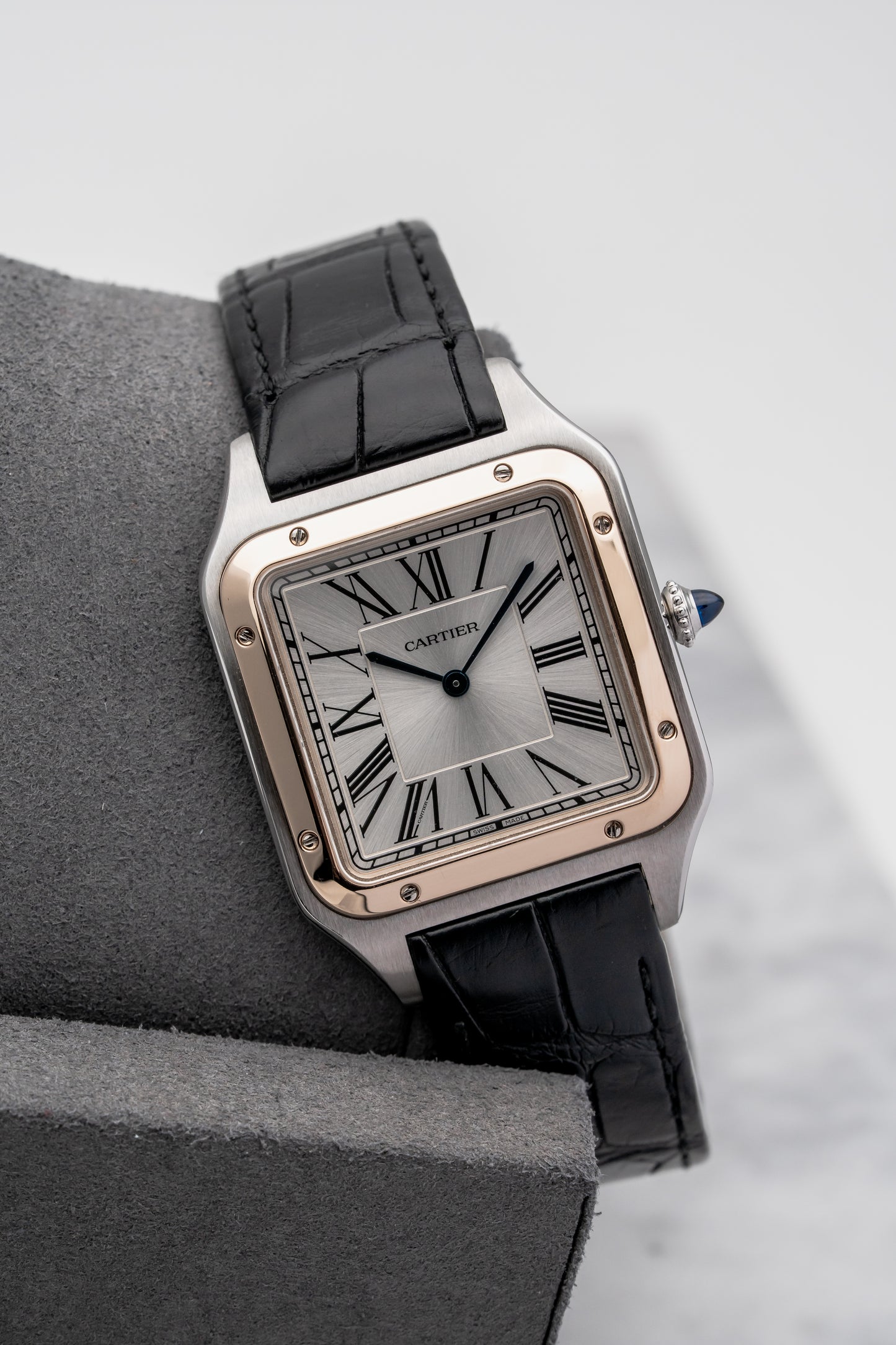 Cartier Santos-Dumont W2SA0017, Silver Dial