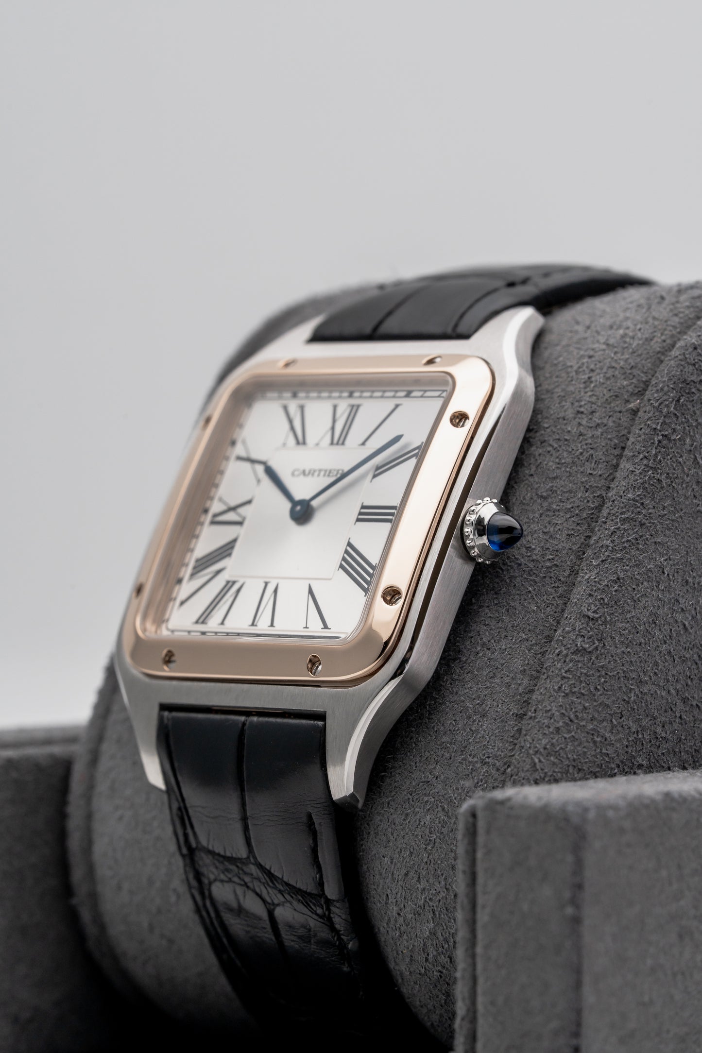 Cartier Santos-Dumont W2SA0017, Silver Dial