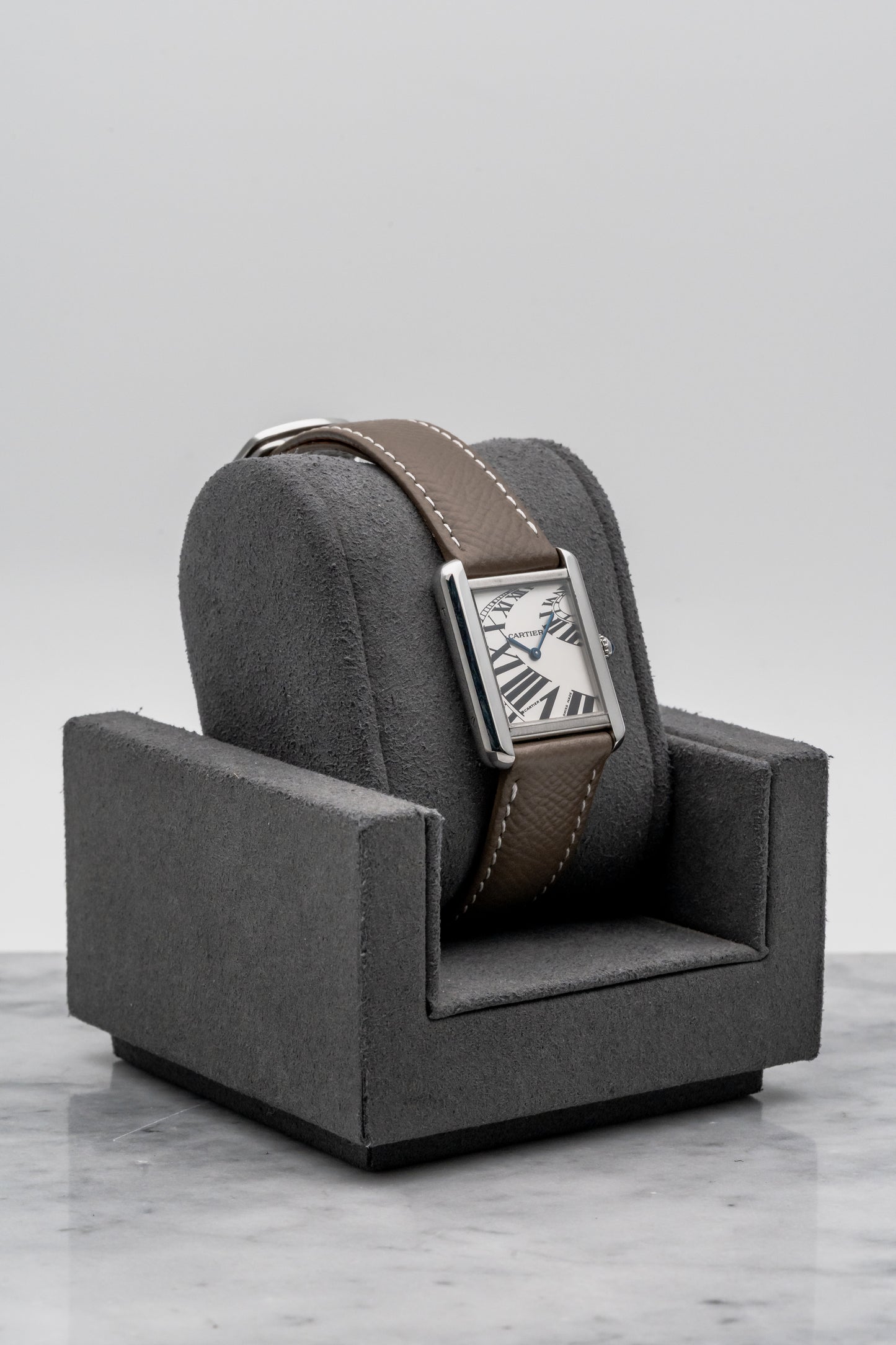 Cartier Tank Solo W5200018 Silver Dial