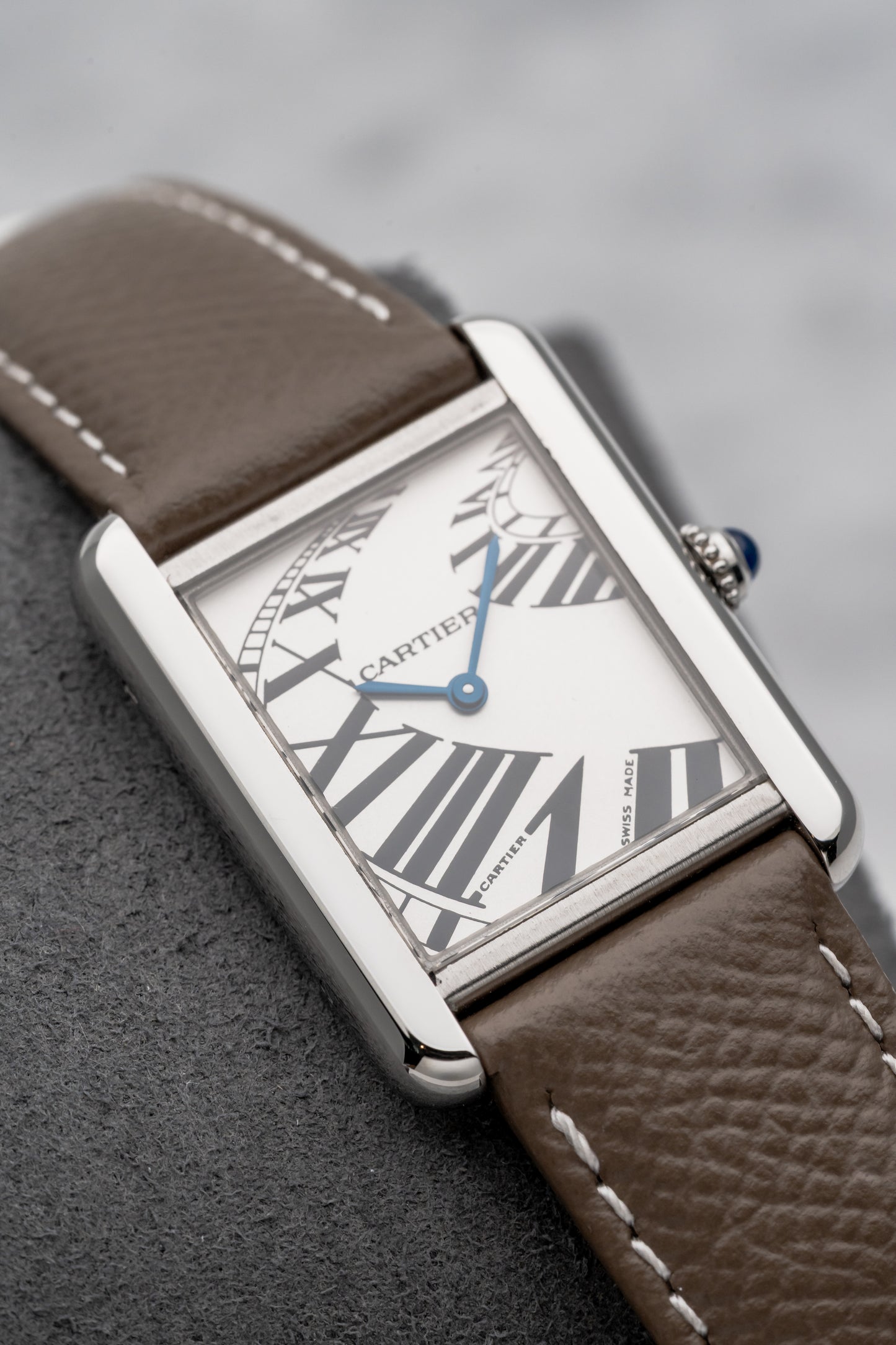 Cartier Tank Solo W5200018 Silver Dial