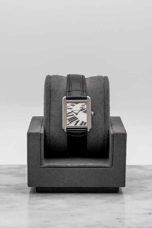 Cartier Tank Solo W5200018 Piano Dial