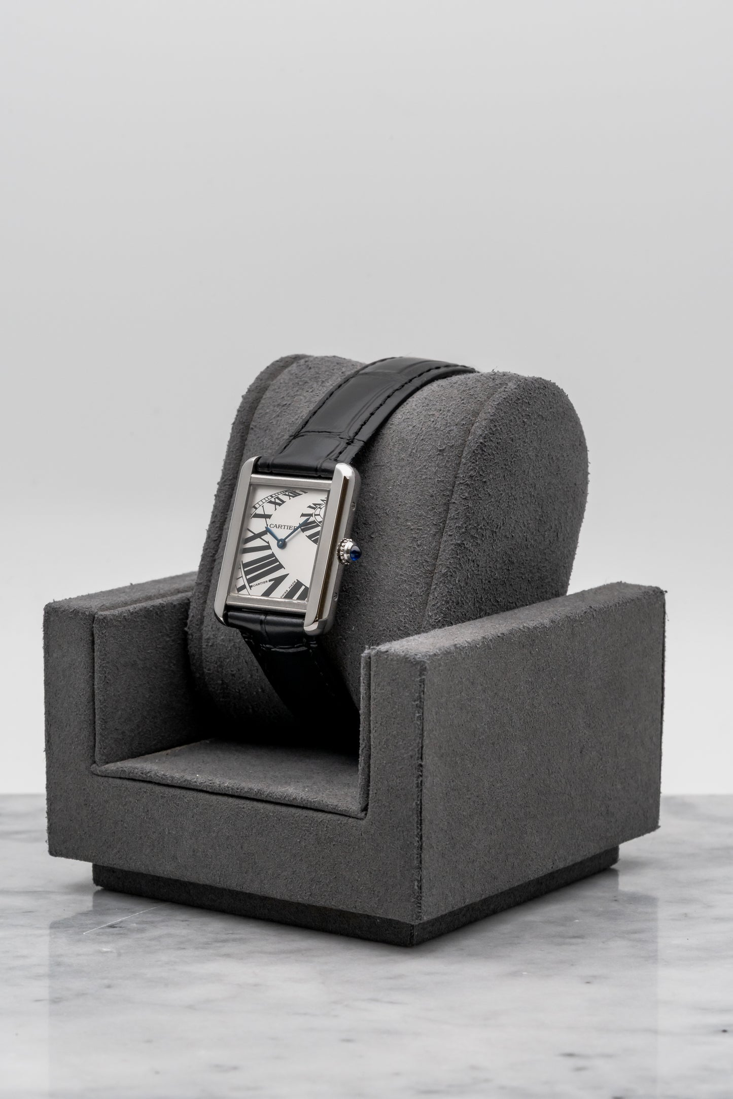 Cartier Tank Solo W5200018 Piano Dial