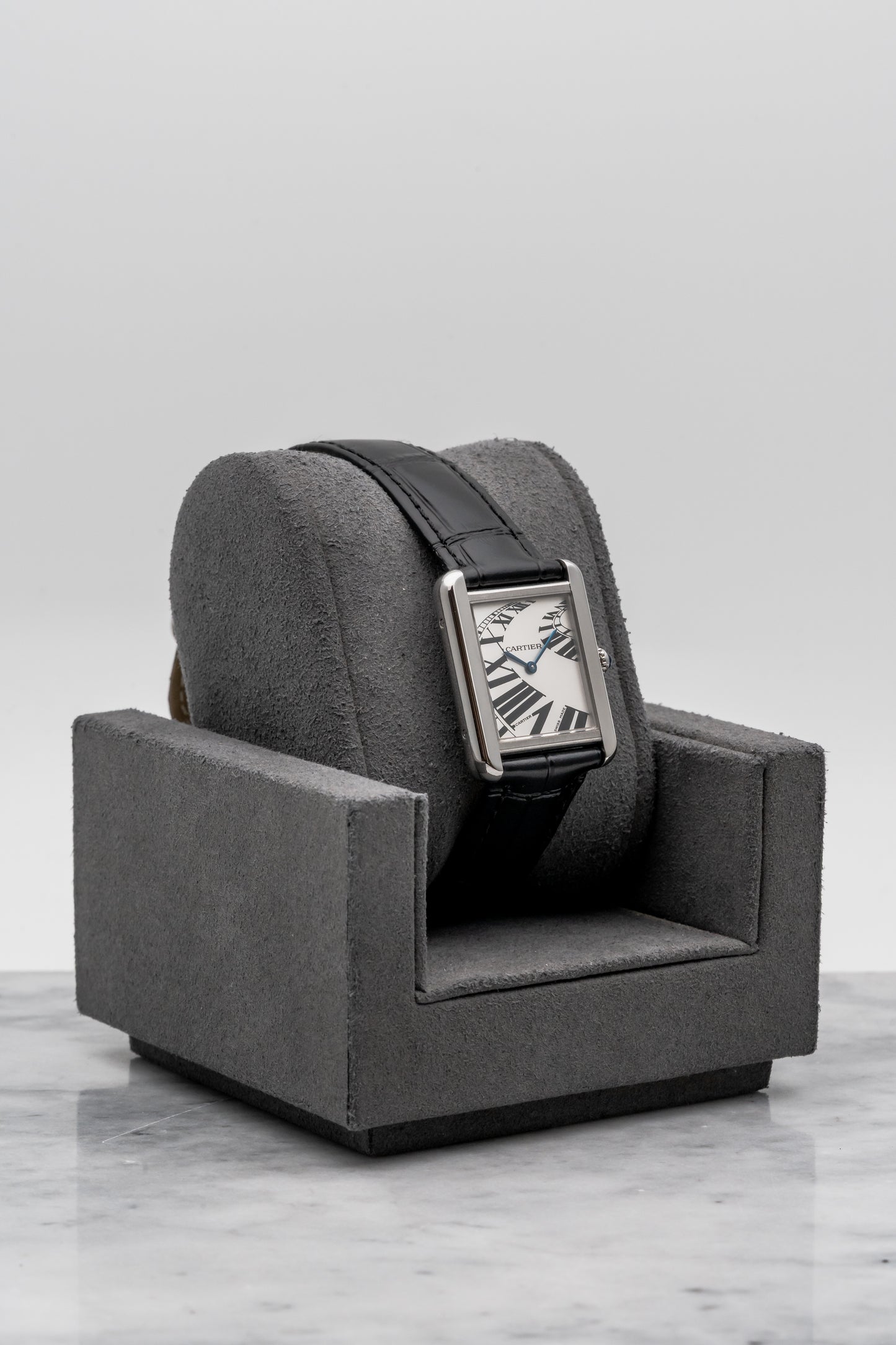 Cartier Tank Solo W5200018 Piano Dial