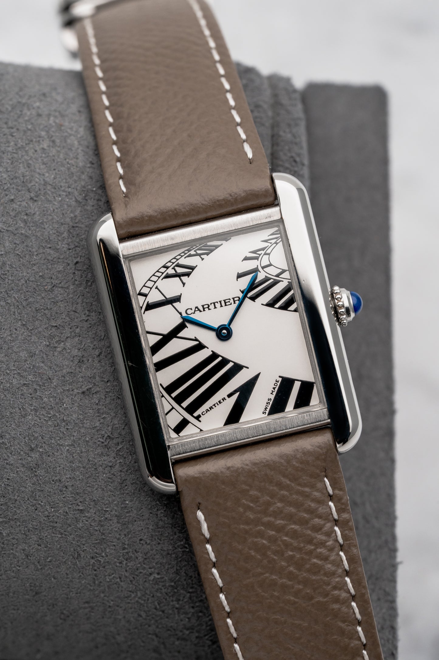 Cartier Tank Solo W5200018 Silver Dial
