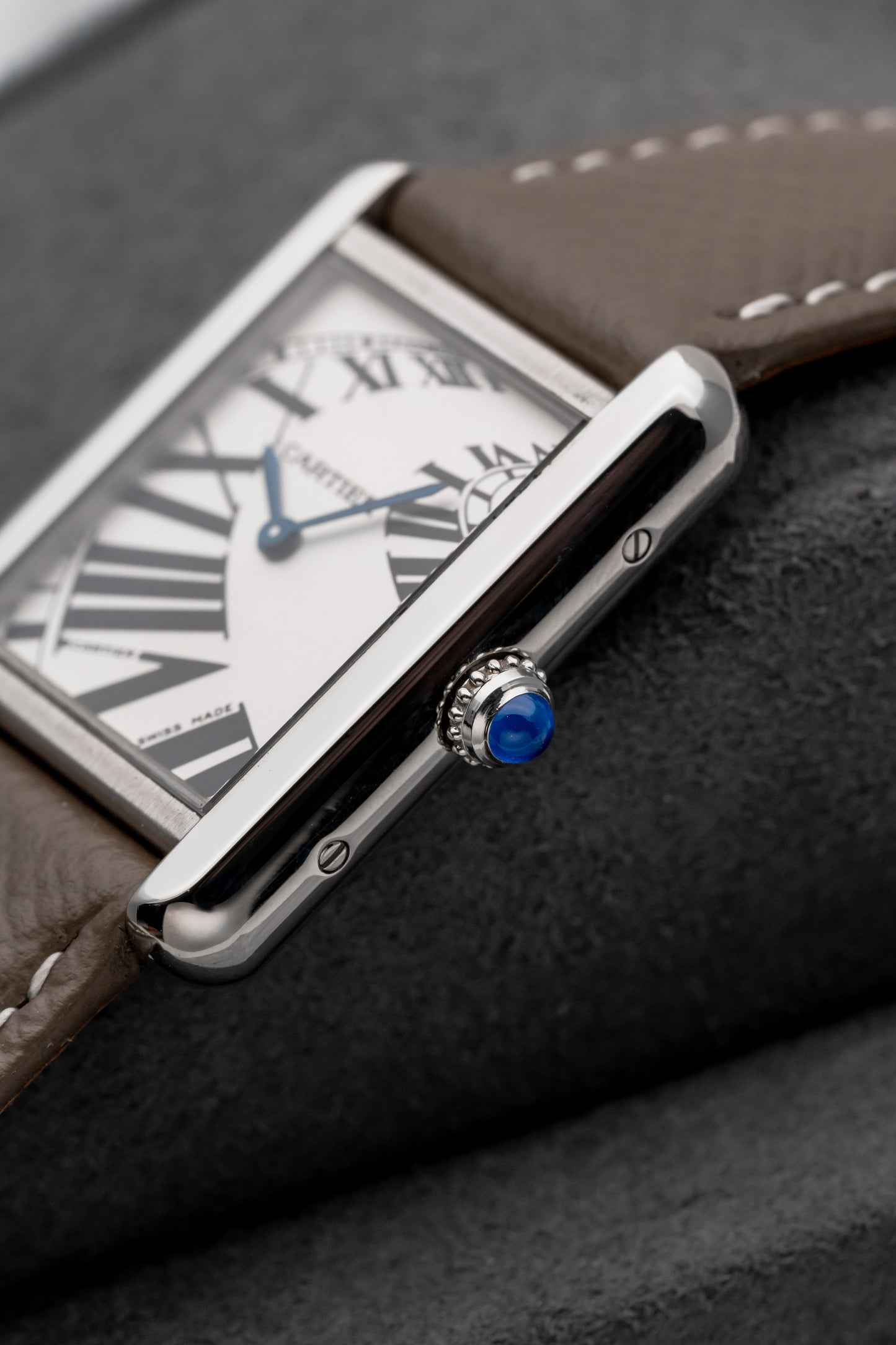 Cartier Tank Solo W5200018 Silver Dial