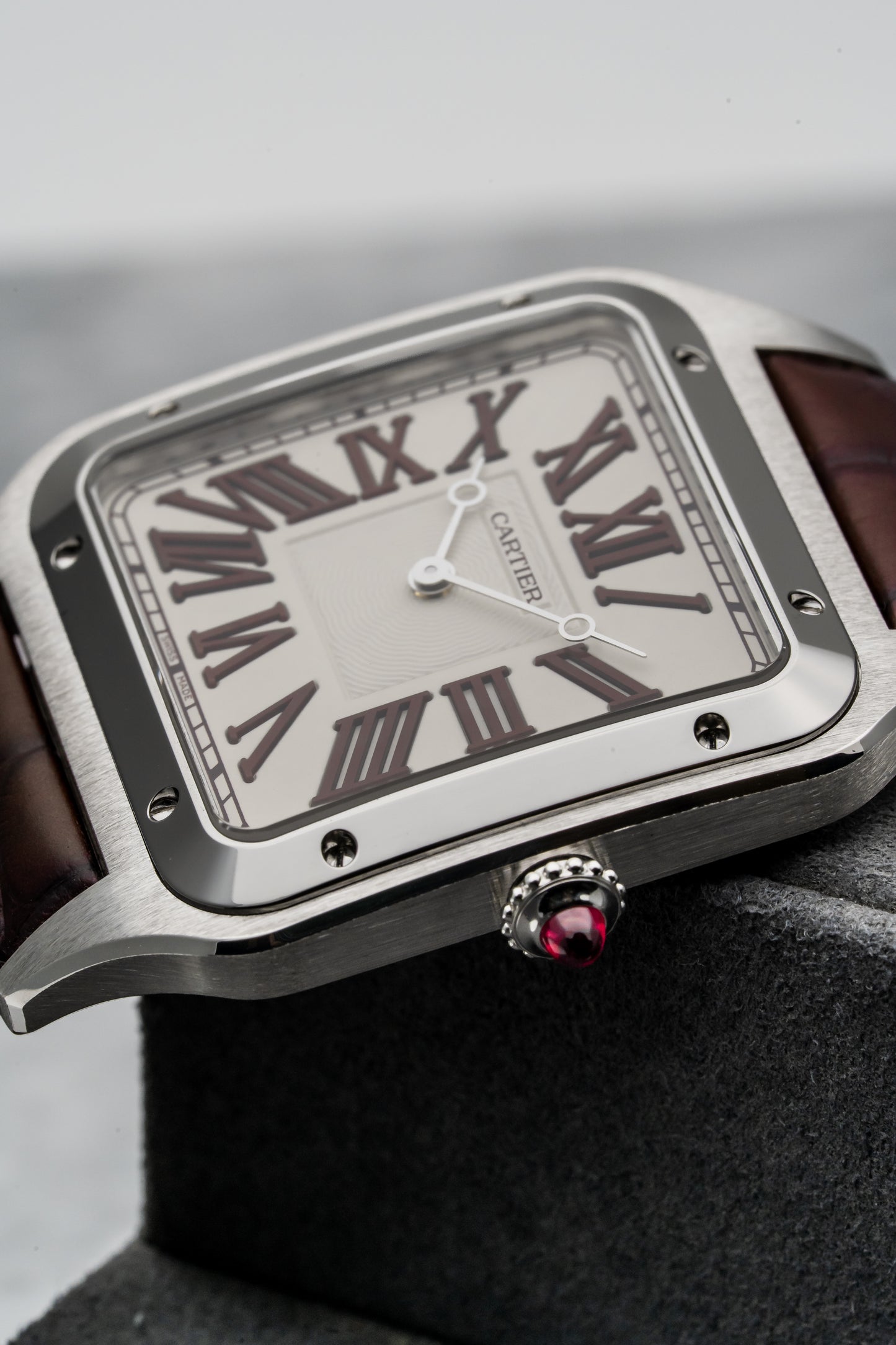 Cartier Santos-Dumont WGSA0082 Platinum, Silver Dial (Limited to 200 Pieces)