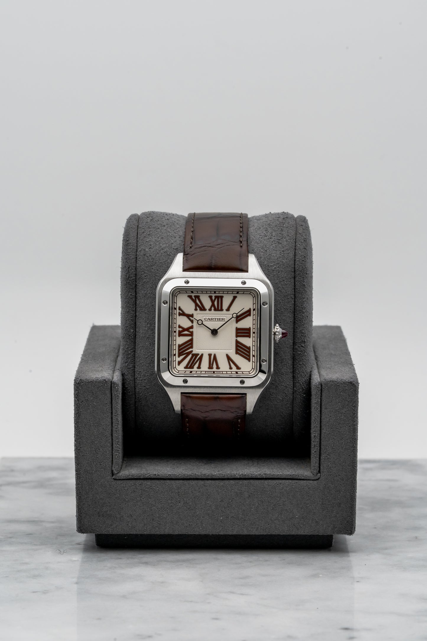 Cartier Santos-Dumont WGSA0082 Platinum, Silver Dial (Limited to 200 Pieces)