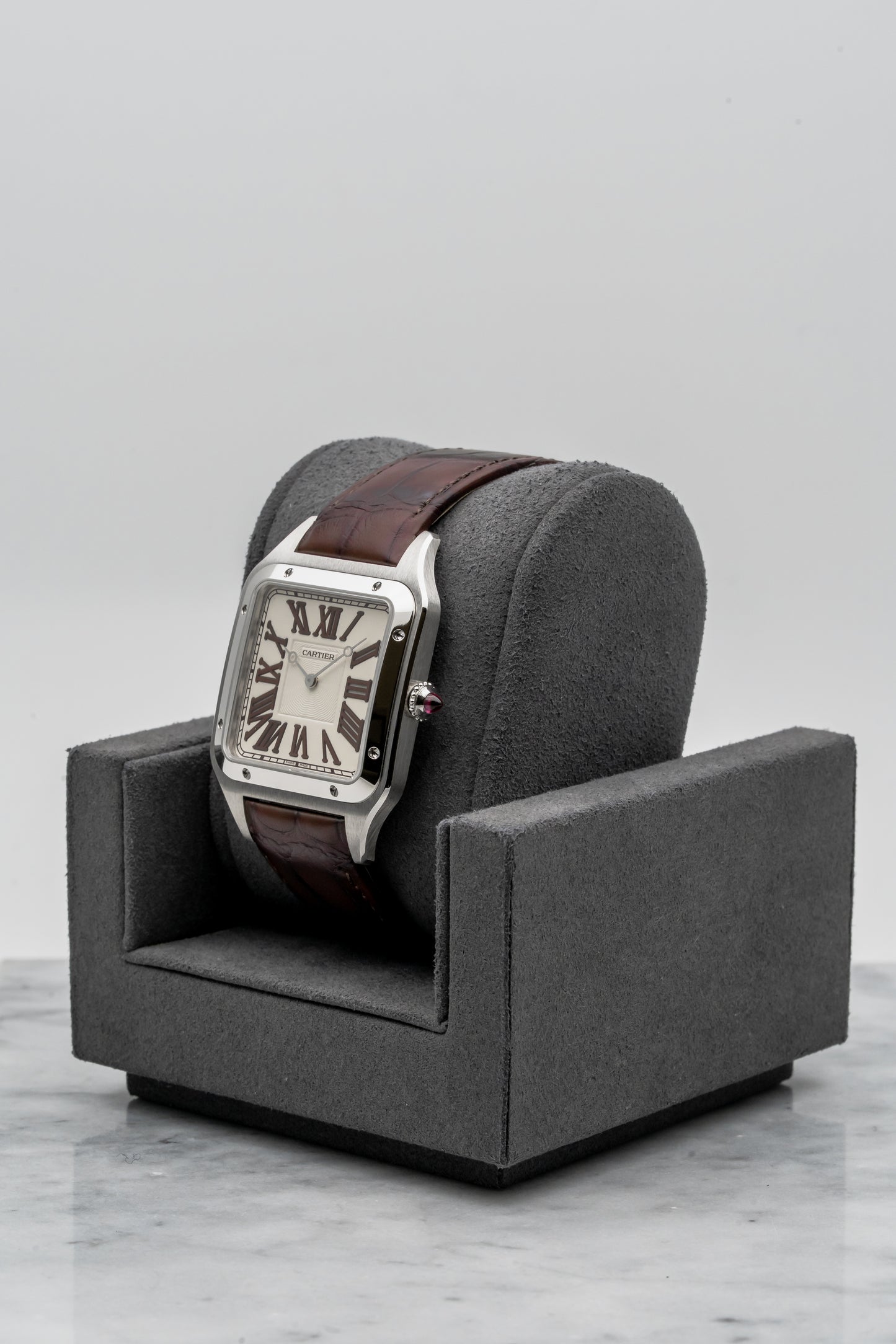 Cartier Santos-Dumont WGSA0082 Platinum, Silver Dial (Limited to 200 Pieces)