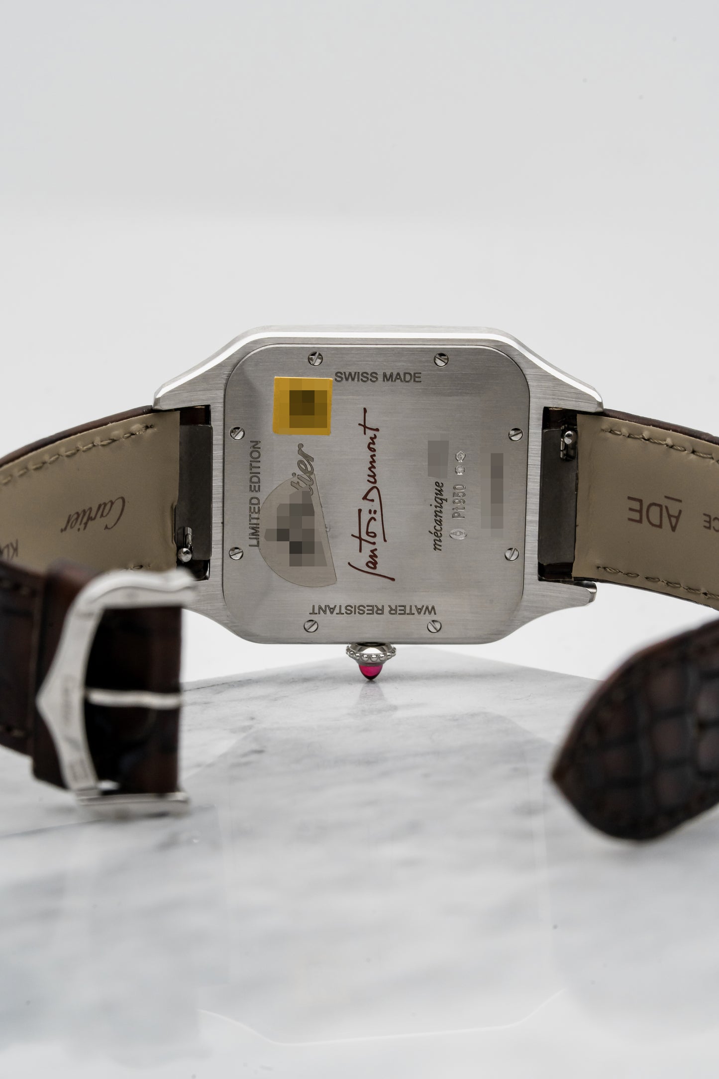 Cartier Santos-Dumont WGSA0082 Platinum, Silver Dial (Limited to 200 Pieces)