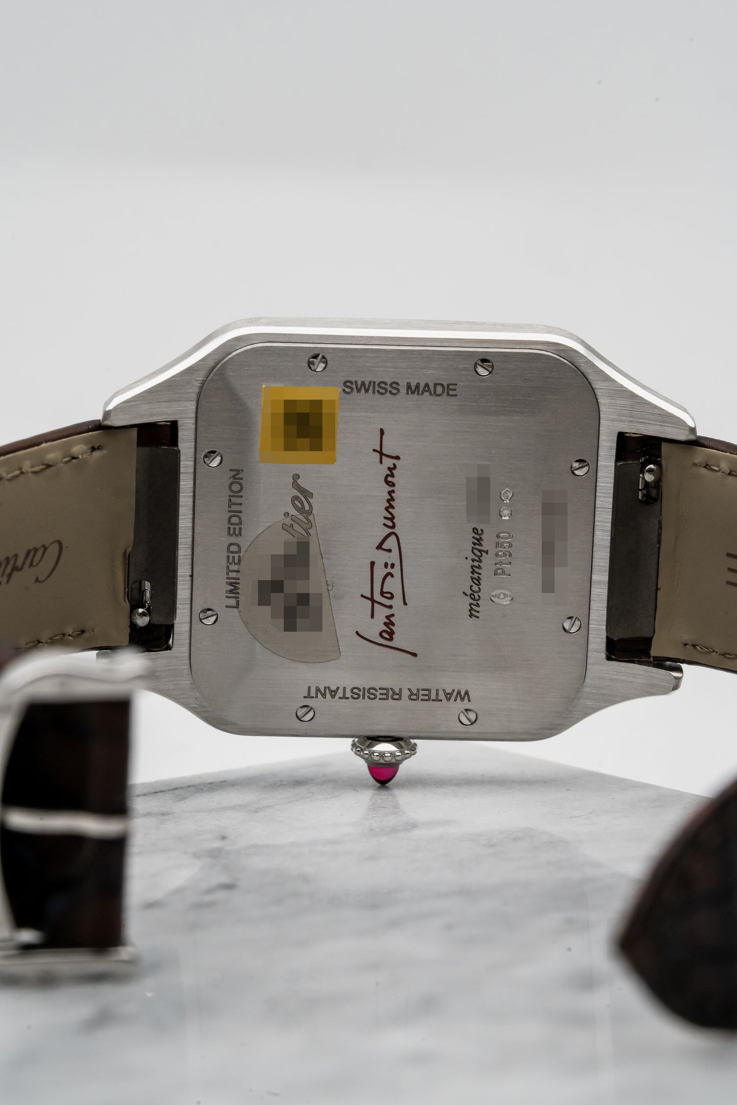 Cartier Santos-Dumont WGSA0082 Platinum, Silver Dial (Limited to 200 Pieces)