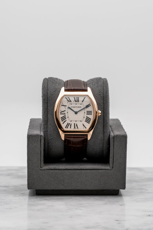 Cartier Tortue Extra Thin WGTO0002 Silver Dial