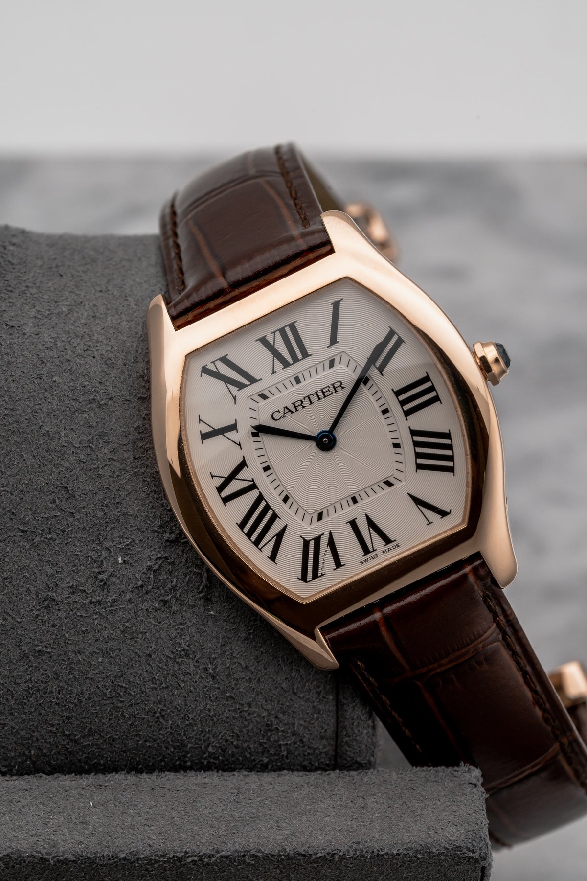 Cartier Tortue Extra Thin WGTO0002 Silver Dial
