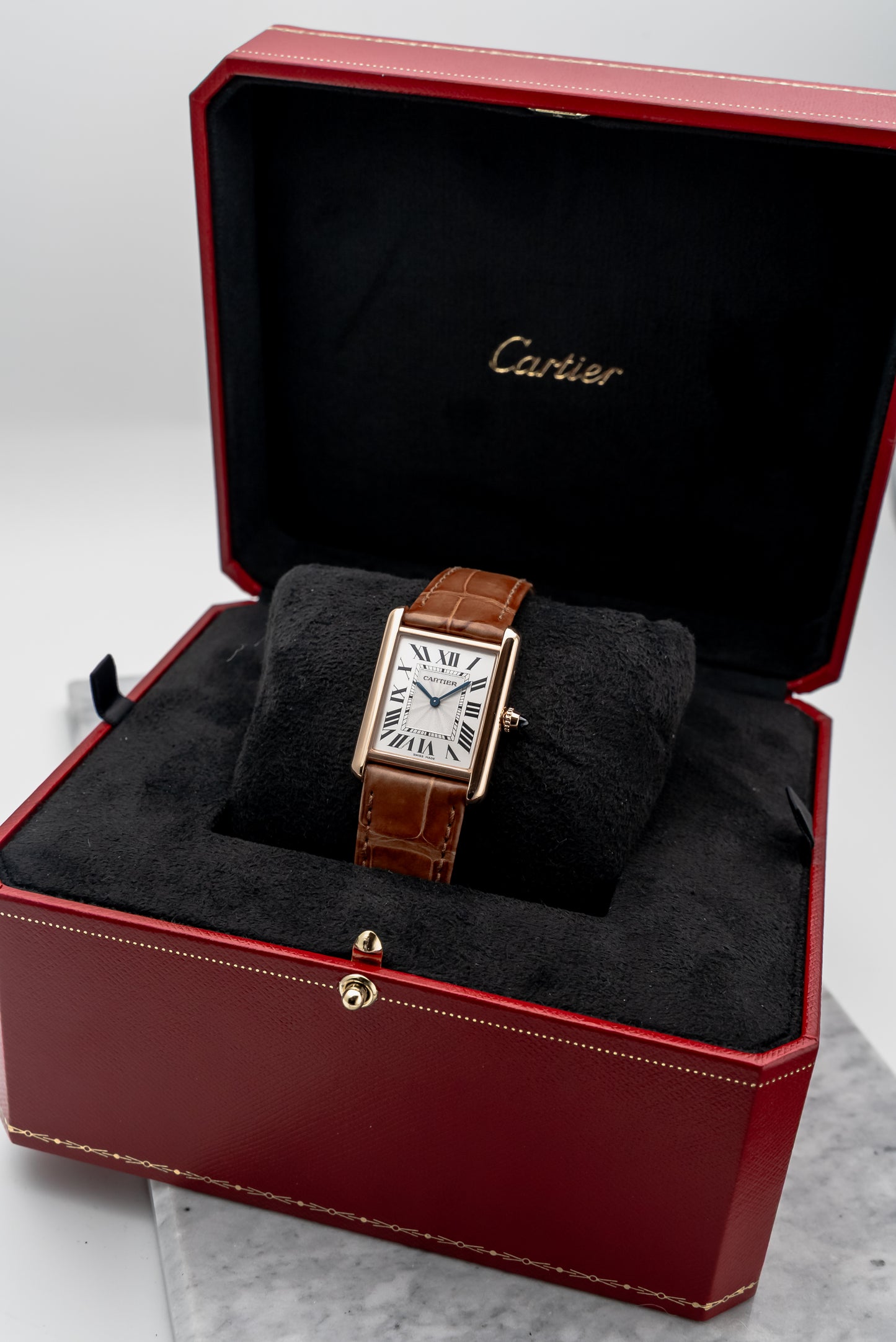 Cartier Tank Louis Cartier WGTA0011, Silvered Dial