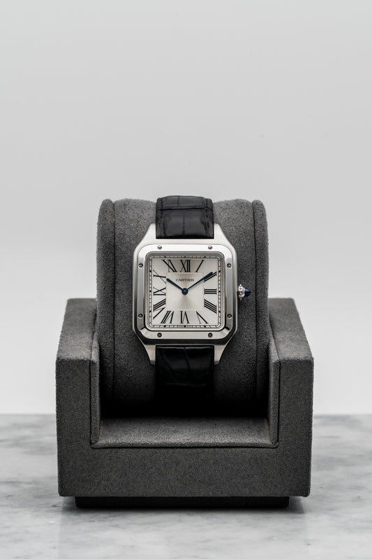Cartier Santos-Dumont XL WSSA0032 – Manual-Wind, Roman Dial, Steel Case