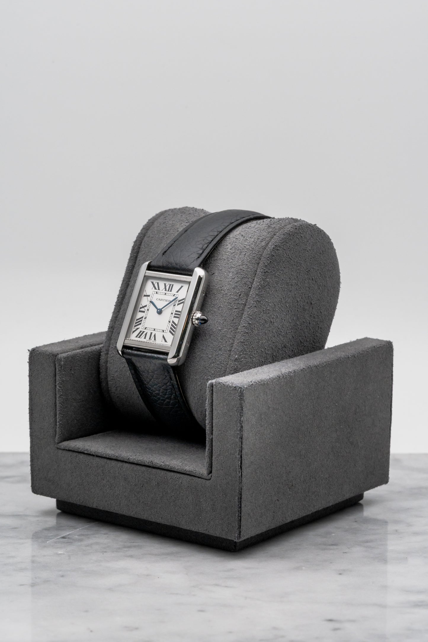 Cartier Tank Solo WSTA0030 Silver Dial