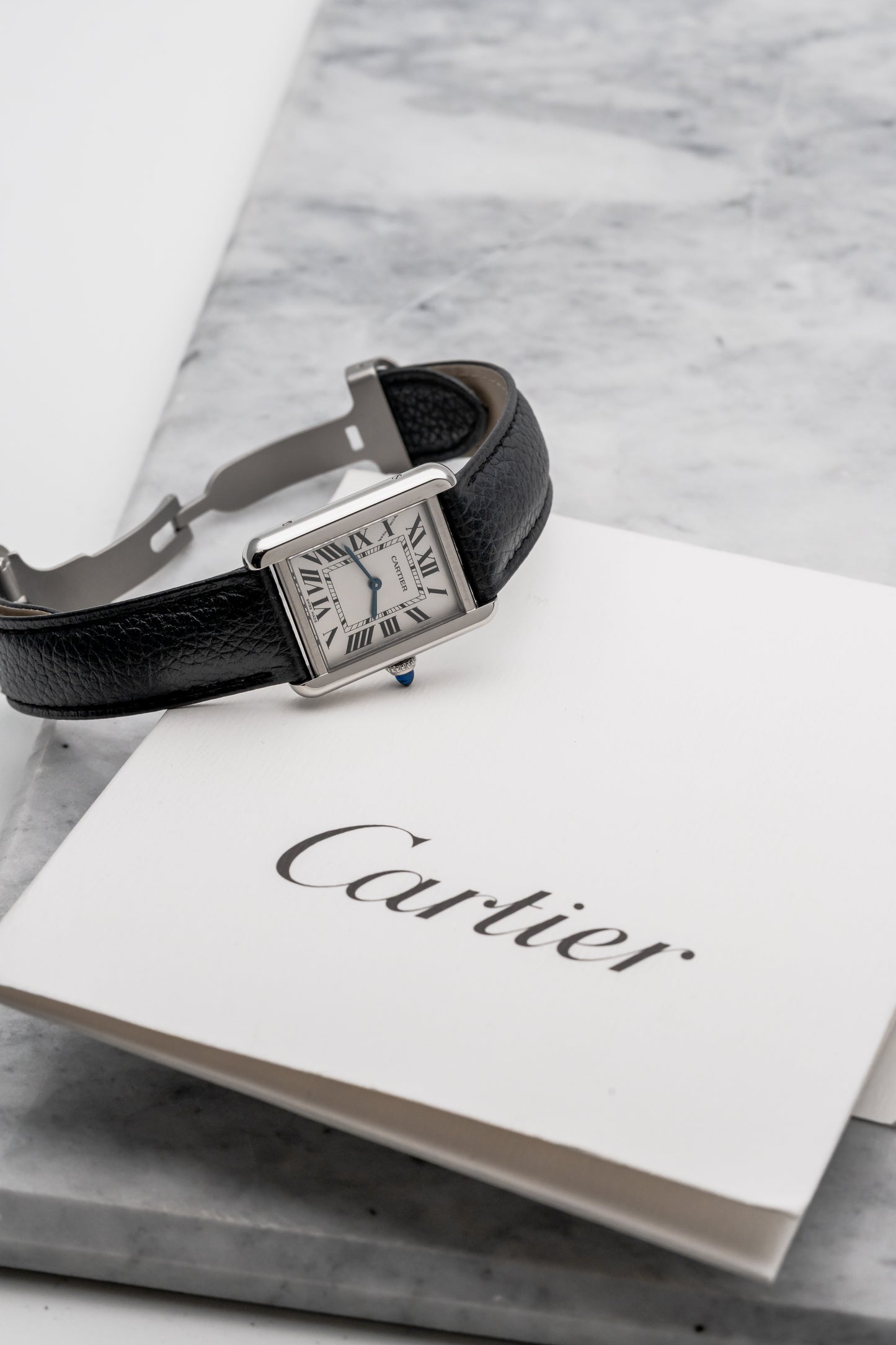 Cartier Tank Solo WSTA0030 Silver Dial