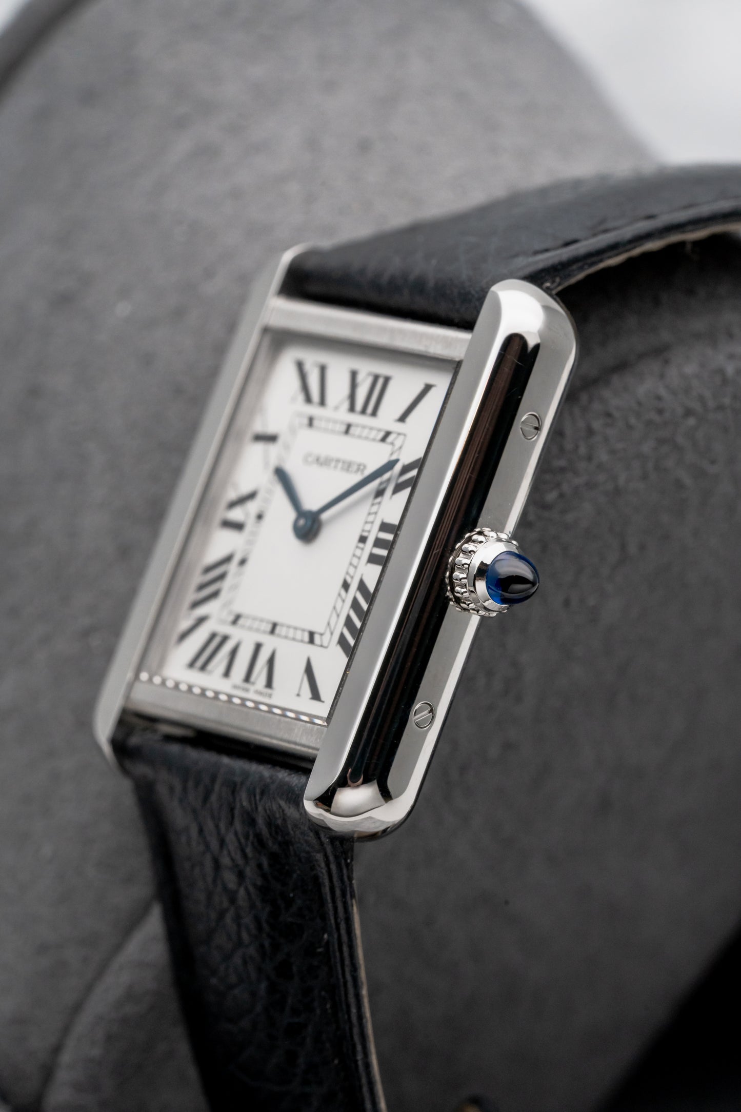 Cartier Tank Solo WSTA0030 Silver Dial