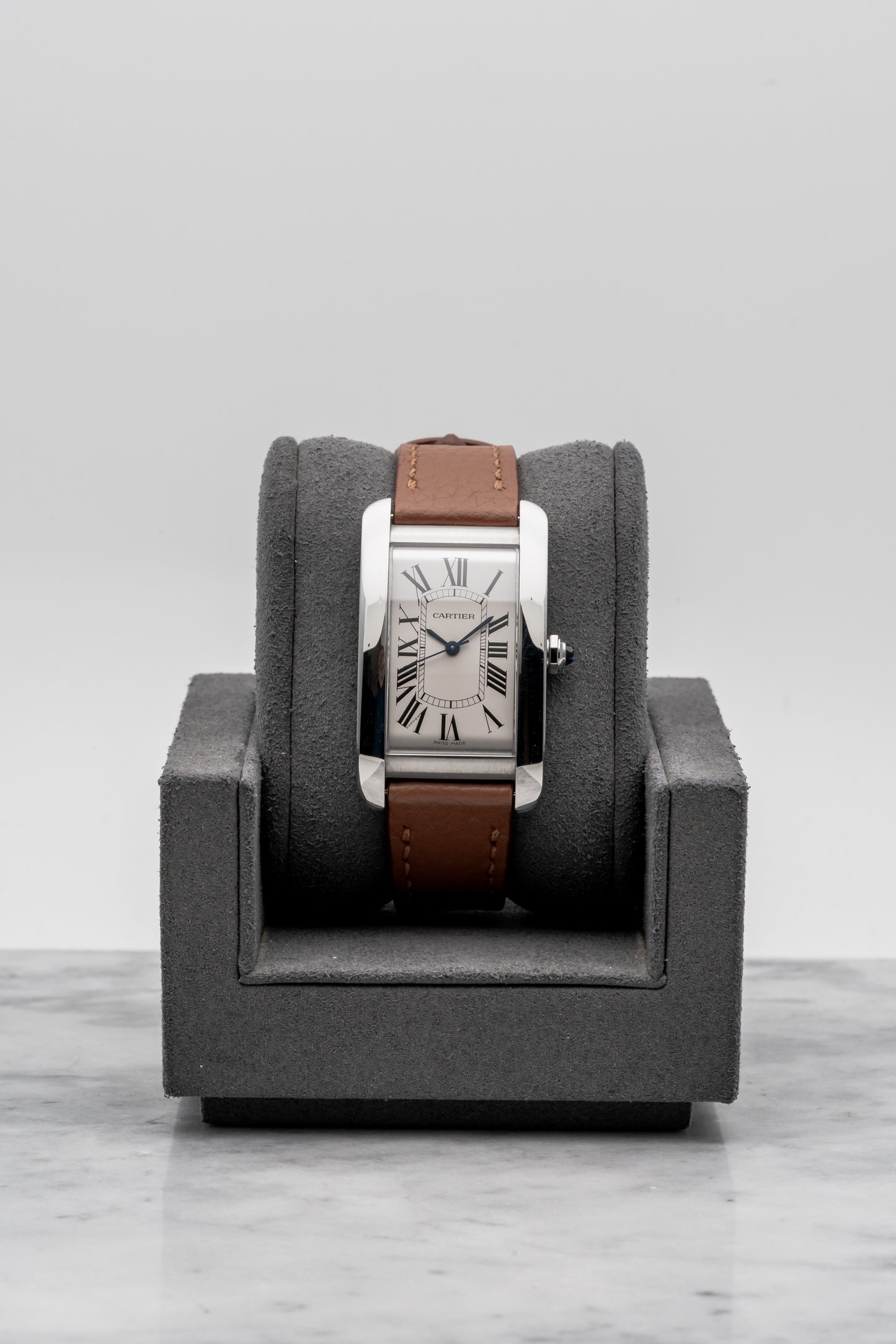 Cartier Tank Américaine Large WSTA0045, Silver Dial
